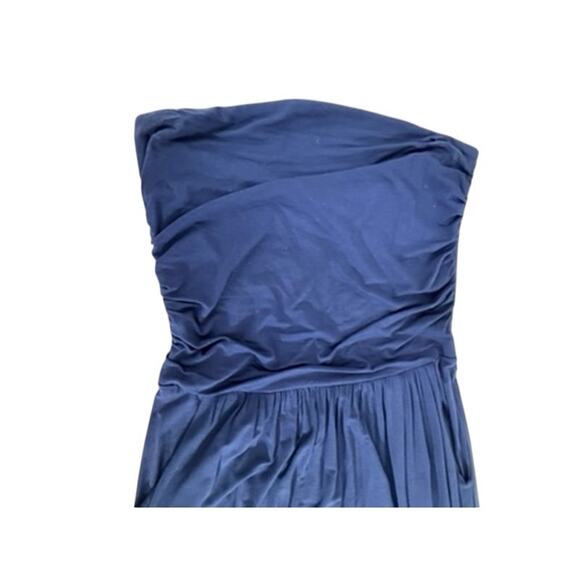 "VANILLA BAY" Strapless Jersey Dress SZ S Pockets Beach Tropical Sexy Casual - Picture 7 of 11